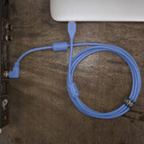 UDG Ultimate audio-kaapeli USB 2.0 A-B sininen kulmikas 3m
