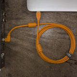 UDG Ultimate audio-kaapeli USB 2.0 A-B oranssi kulmikas 3m