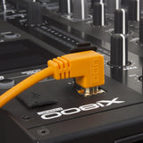 UDG Ultimate audio-kaapeli USB 2.0 A-B oranssi kulmikas 3m