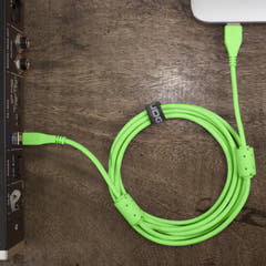 UDG Ultimate audio-kaapeli USB 2.0 A-B vihreä suora 3m