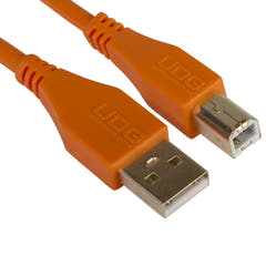 UDG Ultimate Audio-kaapeli USB 2.0 A-B oranssi suora 3 m