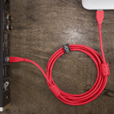 UDG Ultimate audio-kaapeli USB 2.0 A-B punainen suora 1m