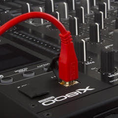 UDG Ultimate audio-kaapeli USB 2.0 A-B punainen suora 3m