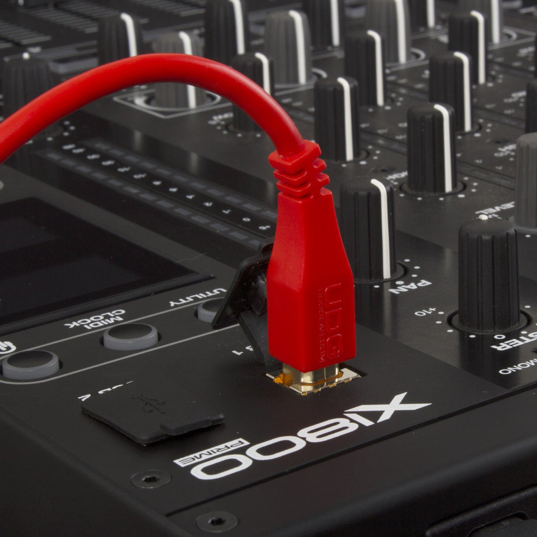 UDG Ultimate audio-kaapeli USB 2.0 A-B punainen suora 3m