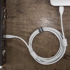 UDG Ultimate Audio-kaapeli USB 2.0 A-B valkoinen suora 3 m
