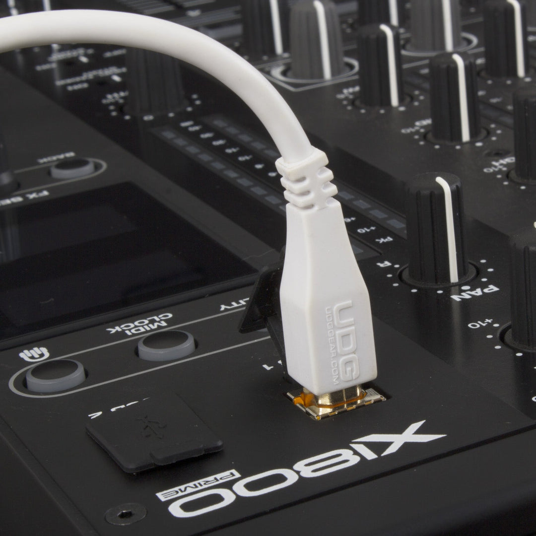 UDG Ultimate Audio-kaapeli USB 2.0 A-B valkoinen suora 3 m