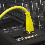 UDG Ultimate audio-kaapeli USB 2.0 A-B keltainen suora 1m