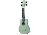 Reno RU150 Sopraano Ukulele (vihreä) Aloituspakkaus (Starter Kit)