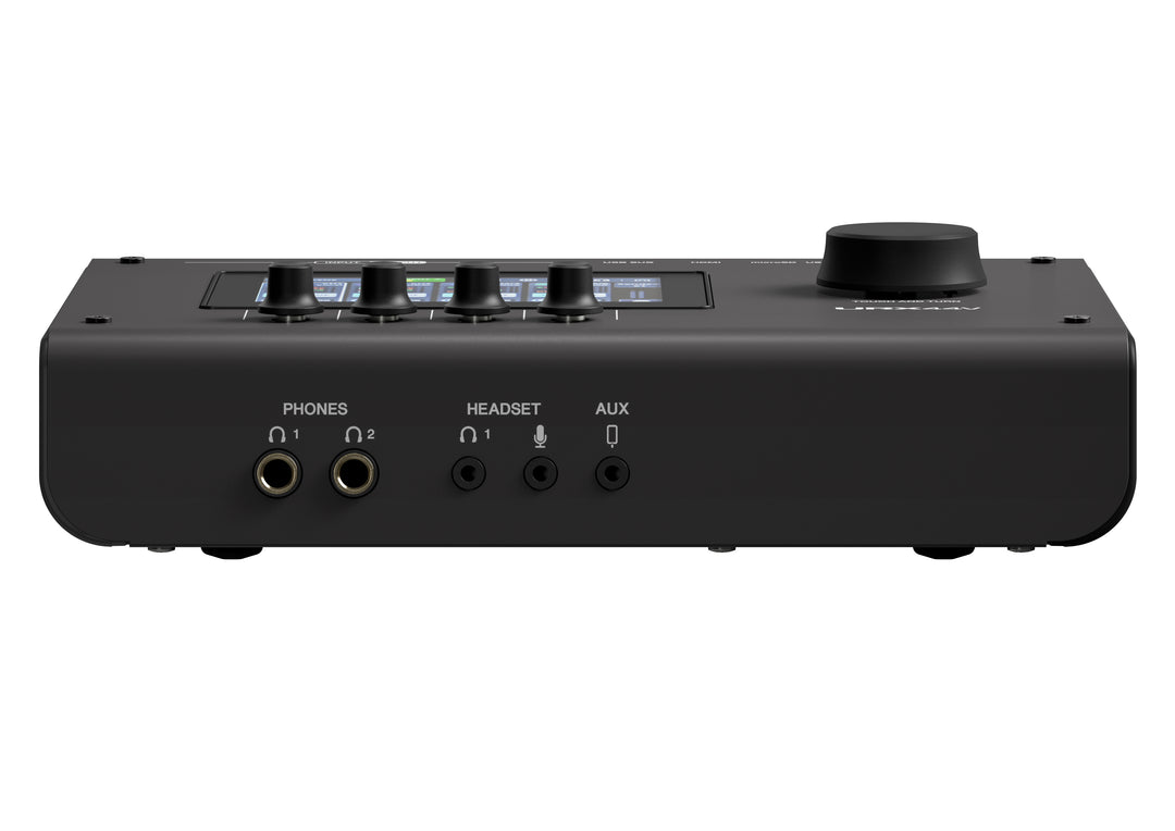 Yamaha URX44V USB-C audio/video -äänikortti (musta) - videoversio