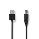 USB-A ja USB-B (3m)