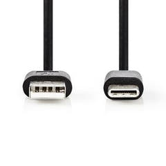 USB-C til USB-A Kaapeli (2m)