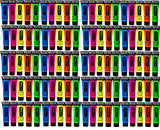 UV kasvo- ja vartalomaali 100 henkilölle