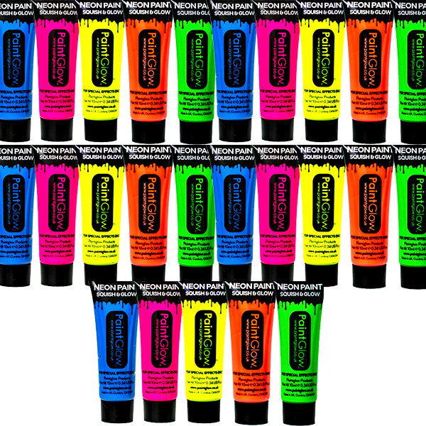 UV kasvo- ja vartalomaali 25:lle henkilölle