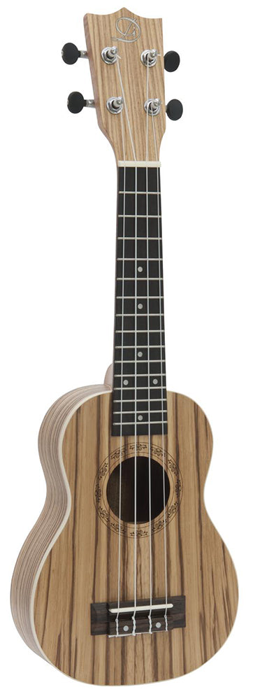 DiMavery UK-400 sopraano Ukulelet (zebraträ)