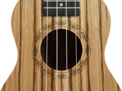 DiMavery UK-400 sopraano Ukulelet (zebraträ)