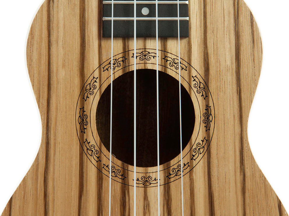 DiMavery UK-400 sopraano Ukulelet (zebraträ)