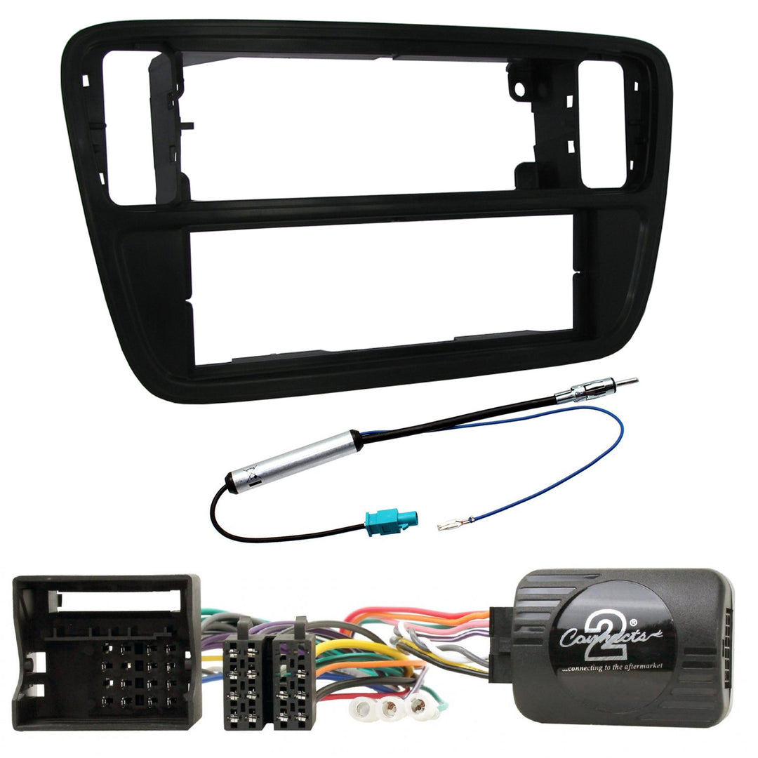 1-DIN KIT Mii, Citigo ja Up (Matta Musta)