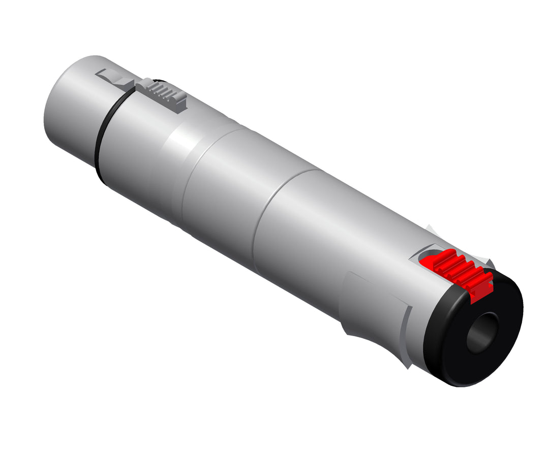 Adapteri XLR naaras > Jack stereo naaras