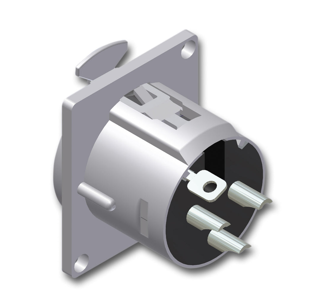 XLR runko 3-napainen naaras D-series