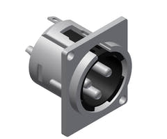 XLR chassis 3-polet han D-series