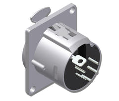 XLR runko 5-napainen naaras D-series