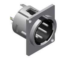 XLR-rasia 5-napainen han D-series