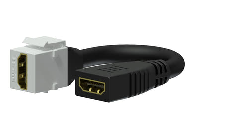 Keystone adapter HDMI a to HDMI a, Hvid (VCK450-W)