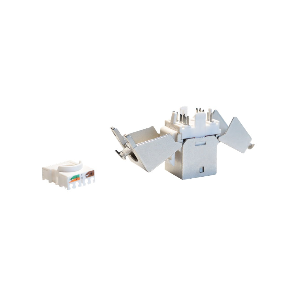Keystone adapter Cat6A - suojattu IDC-terminointi