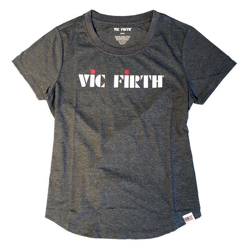 Vic Firth naisten Logo T-paita - Medium