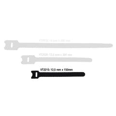 Kabelstrop Velcro Hook & Loop 10 kpl (150mm)