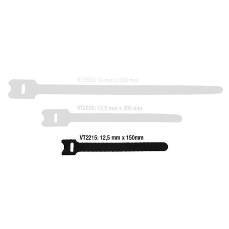 Kabelstrop Velcro Hook & Loop 10 kpl (150mm)
