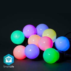 SmartLife Koristeellinen Valoketju 10 kpl LED Lamppua