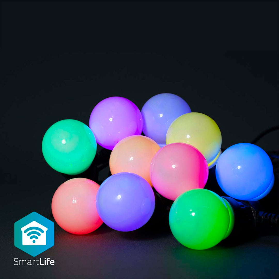 SmartLife Koristeellinen Valoketju 10 kpl LED Lamppua