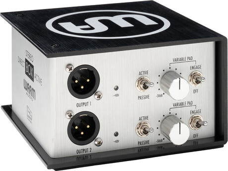 Warm Audio WA-DI-A2 aktiivinen stereo-DI-boksi