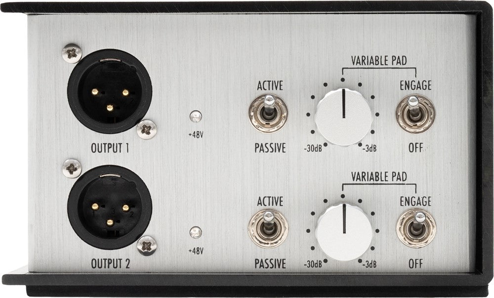 Warm Audio WA-DI-A2 aktiivinen stereo-DI-boksi
