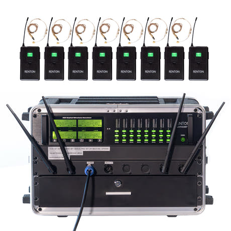 Renton Rack Langaton Järjestelmä (8 Headset)