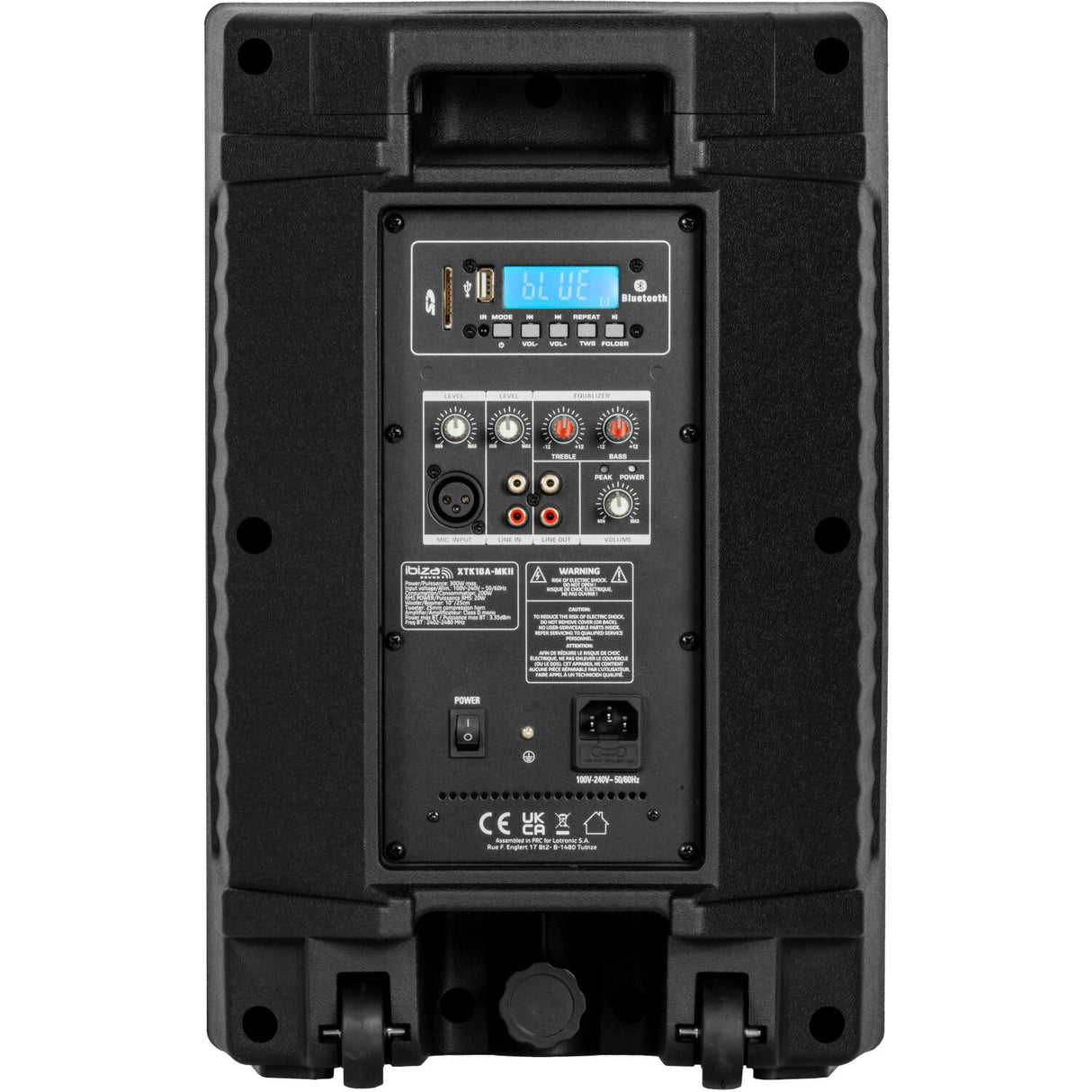 Ibiza XTK 10" aktiivikaiutin