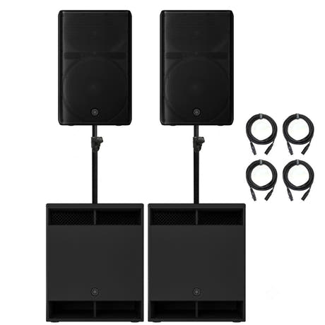 Yamaha DXR15 MK3 POWER BUNDLE Large