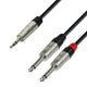 Y-splitkaapeli Minijack 6,3mm Jack (1,5m)