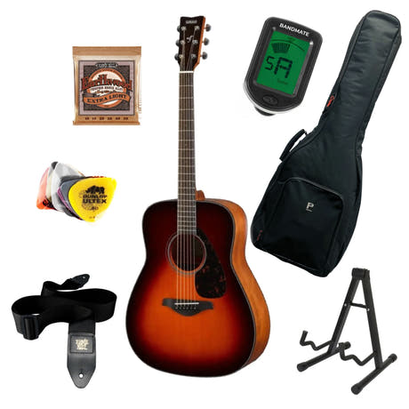 Yamaha FG800 Aloituspaketti (Brown Sunburst)