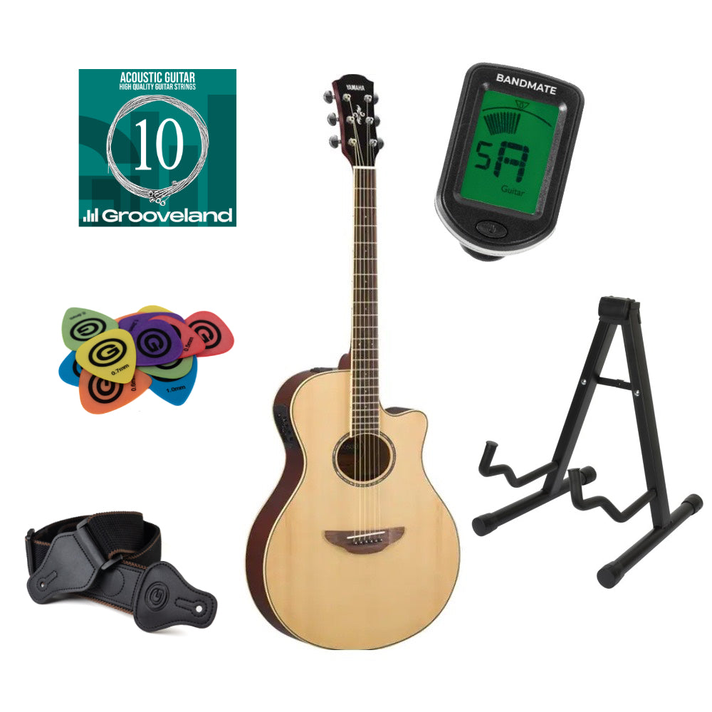 Yamaha APX600 Western Guitar Starter Pack (Luonnollinen)