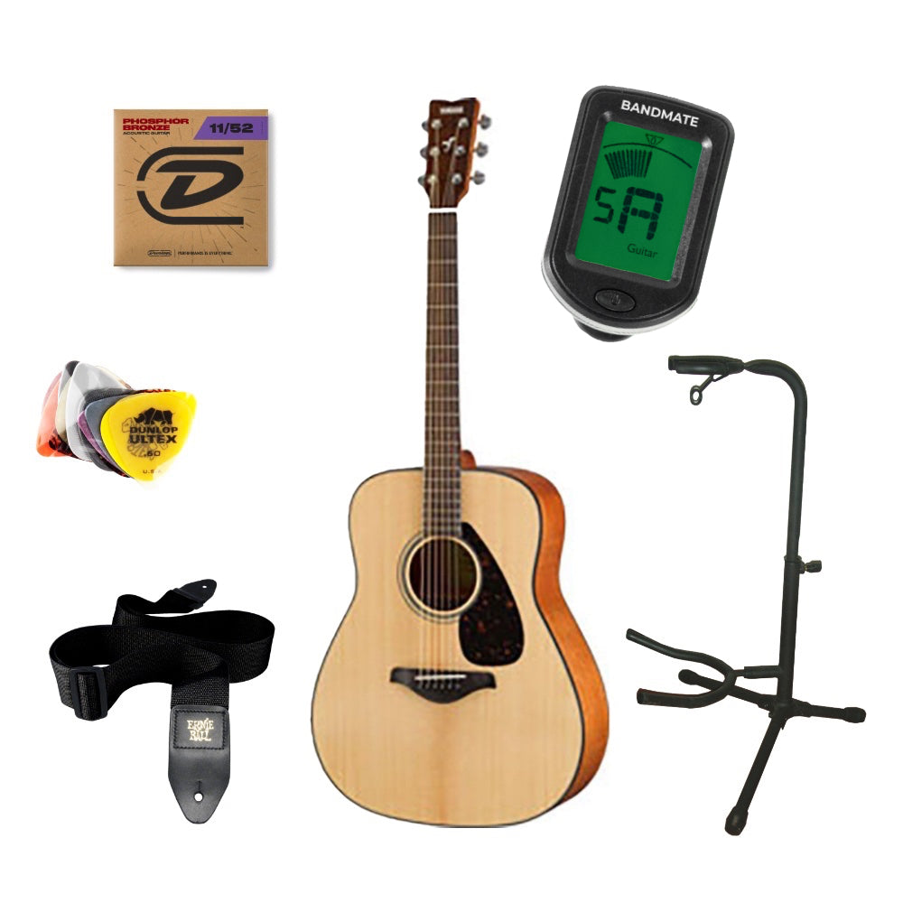 Yamaha FG800 Western Kitarat Aloituspaketti (Luonnollinen)
