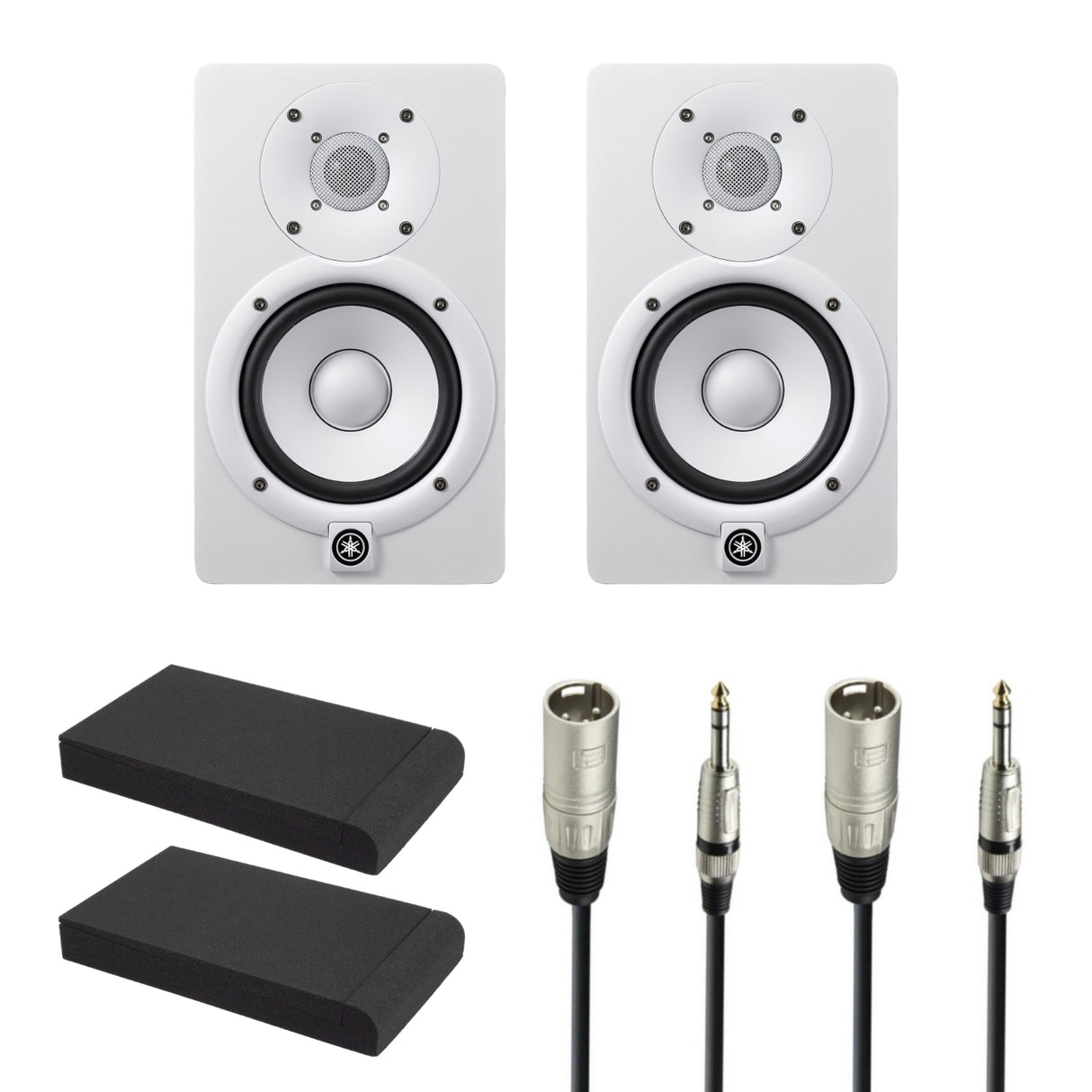 Yamaha HS5 Studiomonitori Startpakka (Hvid)