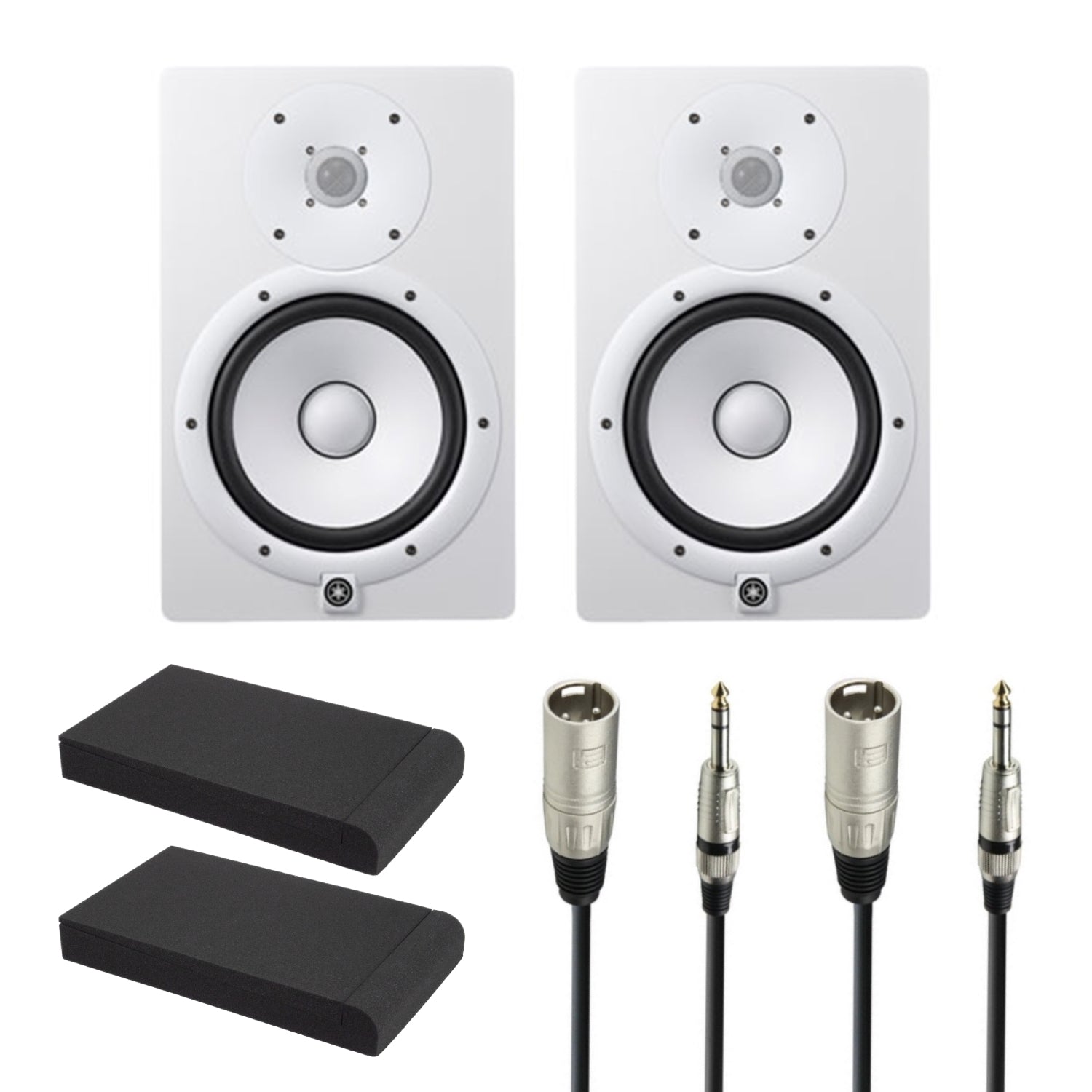 Yamaha HS8 - Studiomonitori Startpakka (Hvid)