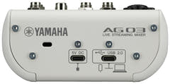Yamaha AG03 MkII - Live Streaming -paketti (Valkoinen)