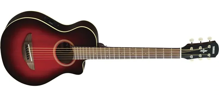 Yamaha APX T2 Western kitara (Dark Red Burst )