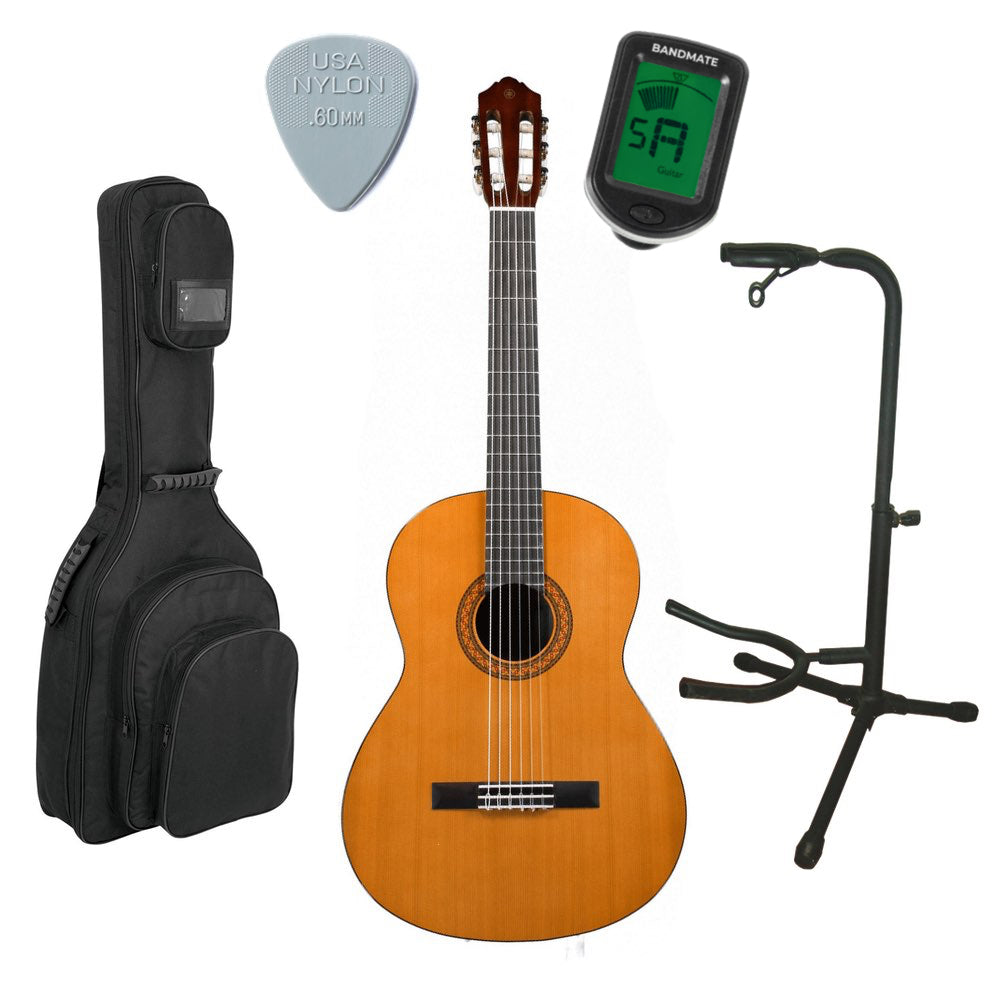 Yamaha C40II Klassinen espanjalainen kitara Aloituspaketti