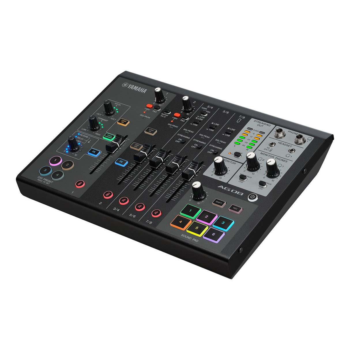 Yamaha AG08 Live Streaming Mixer (musta)