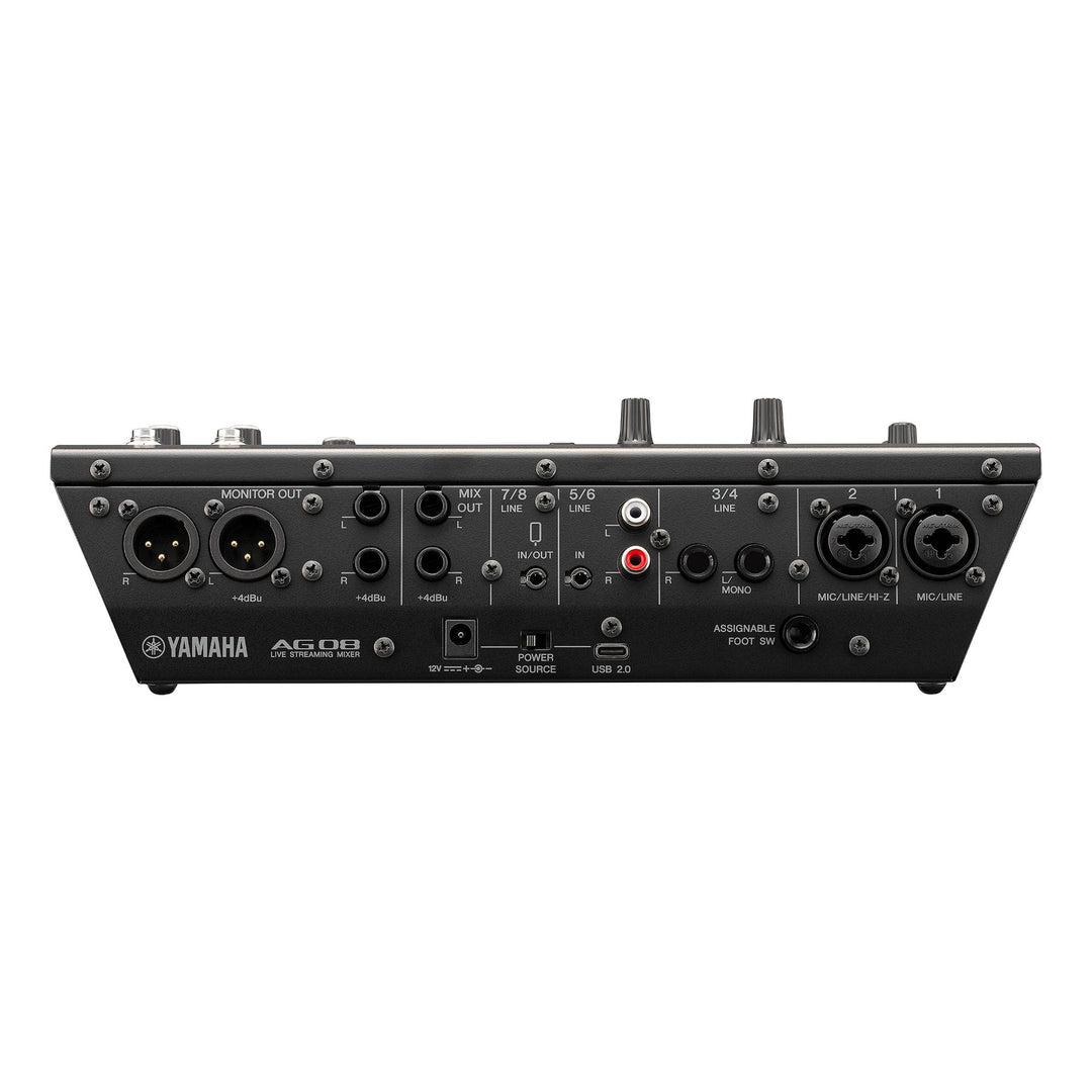 Yamaha AG08 - Live Streaming Mikseri (Musta)