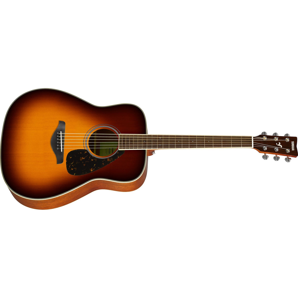Yamaha FG820 BSBII Western kitara (ruskea Sunburst)